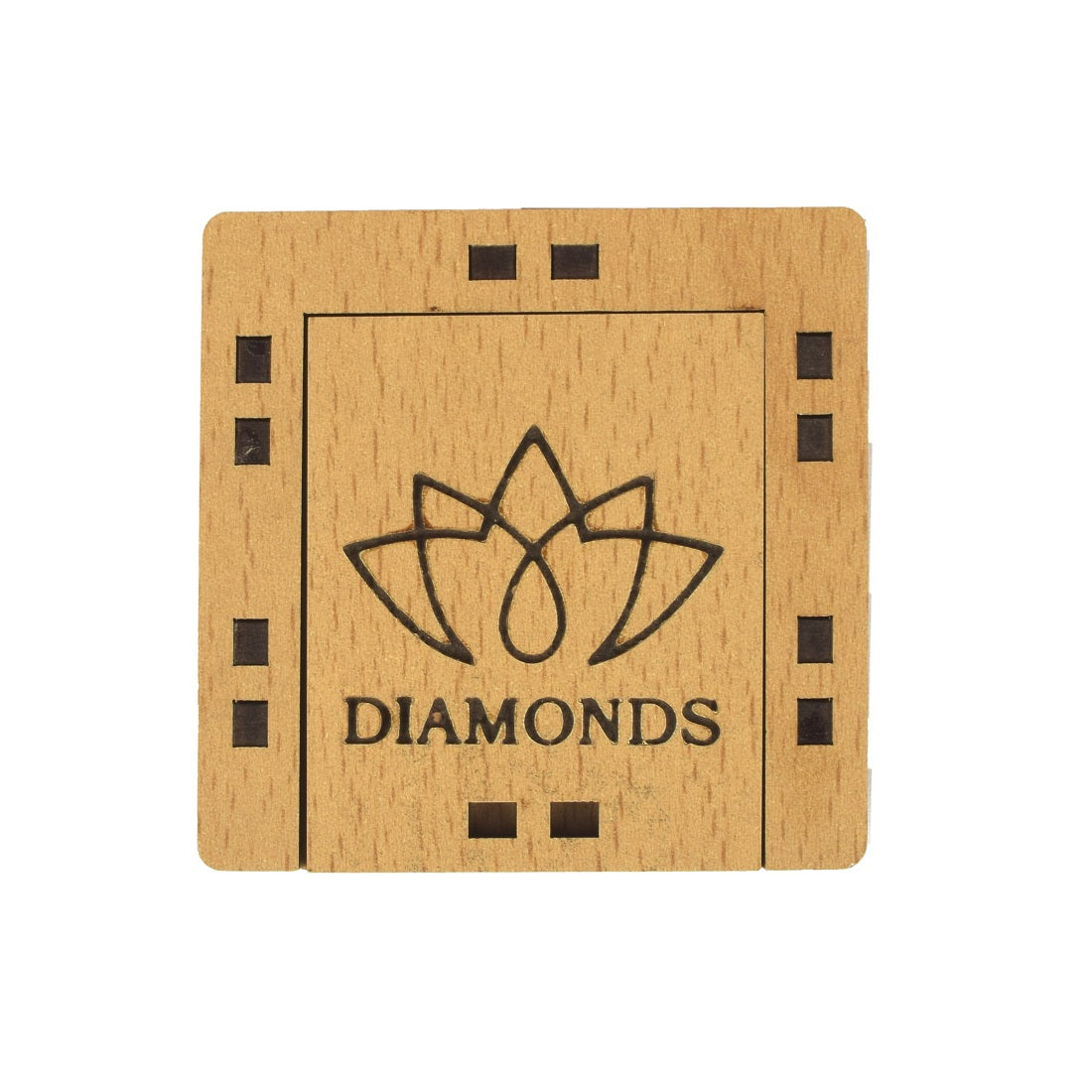 Hand-Carved Wooden Jewellery Box
