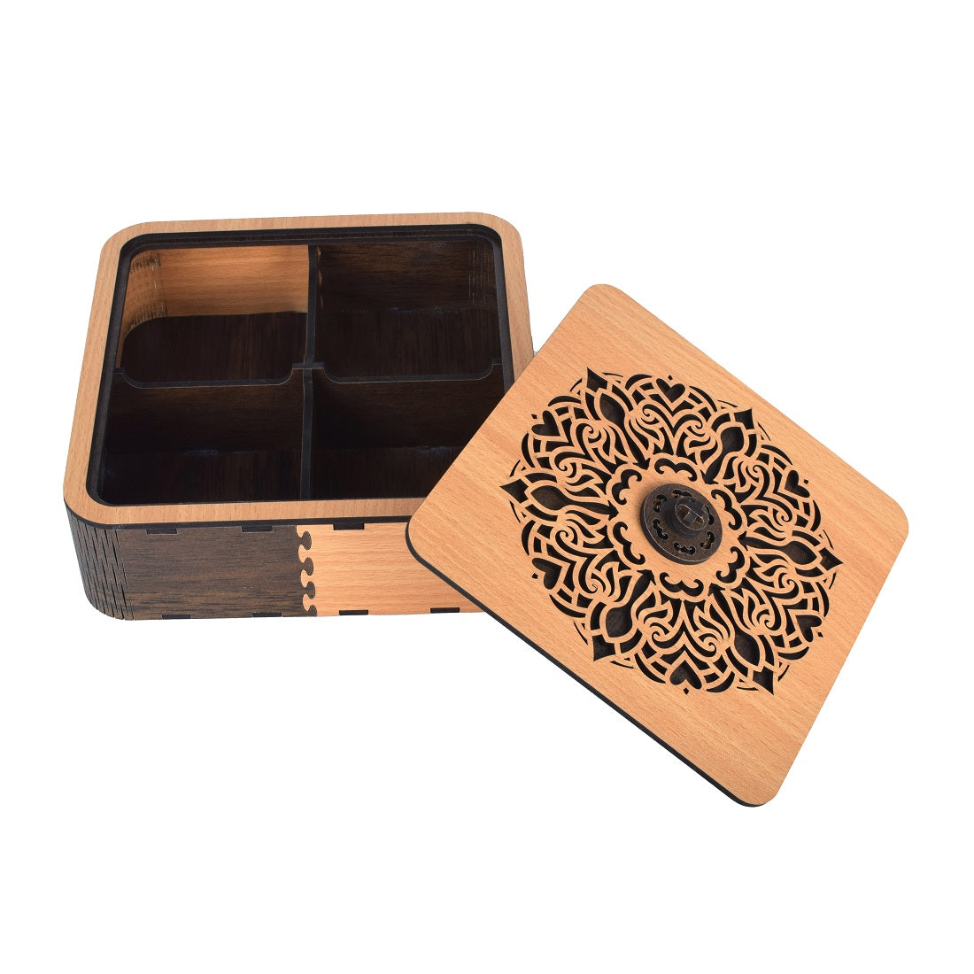 Handcrafted Wooden Dry Fruit Box