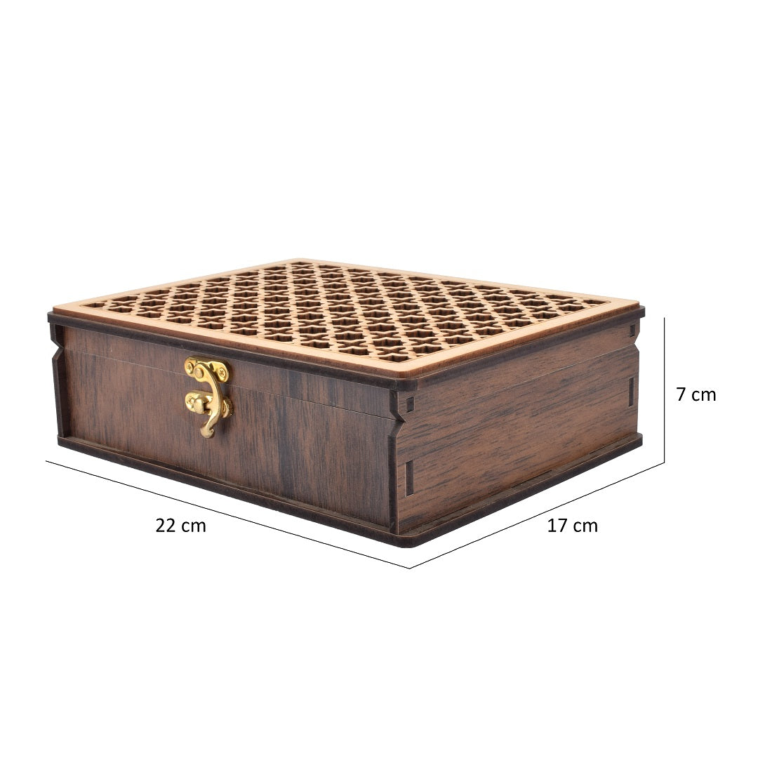 Wooden Engraved Multipurpose Storage Box