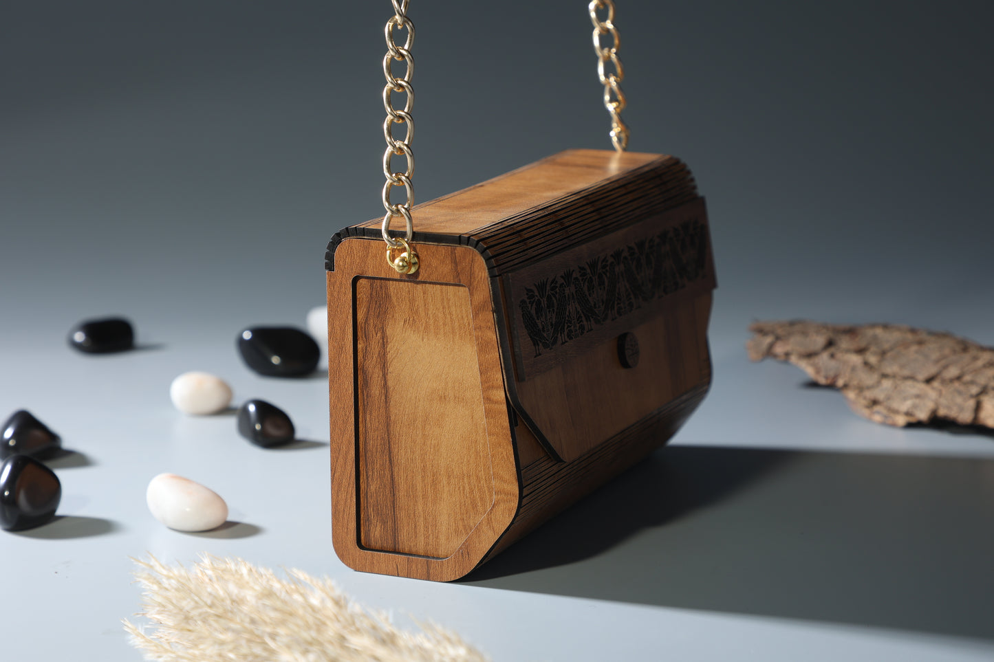 Wooden Bird Motifs Design