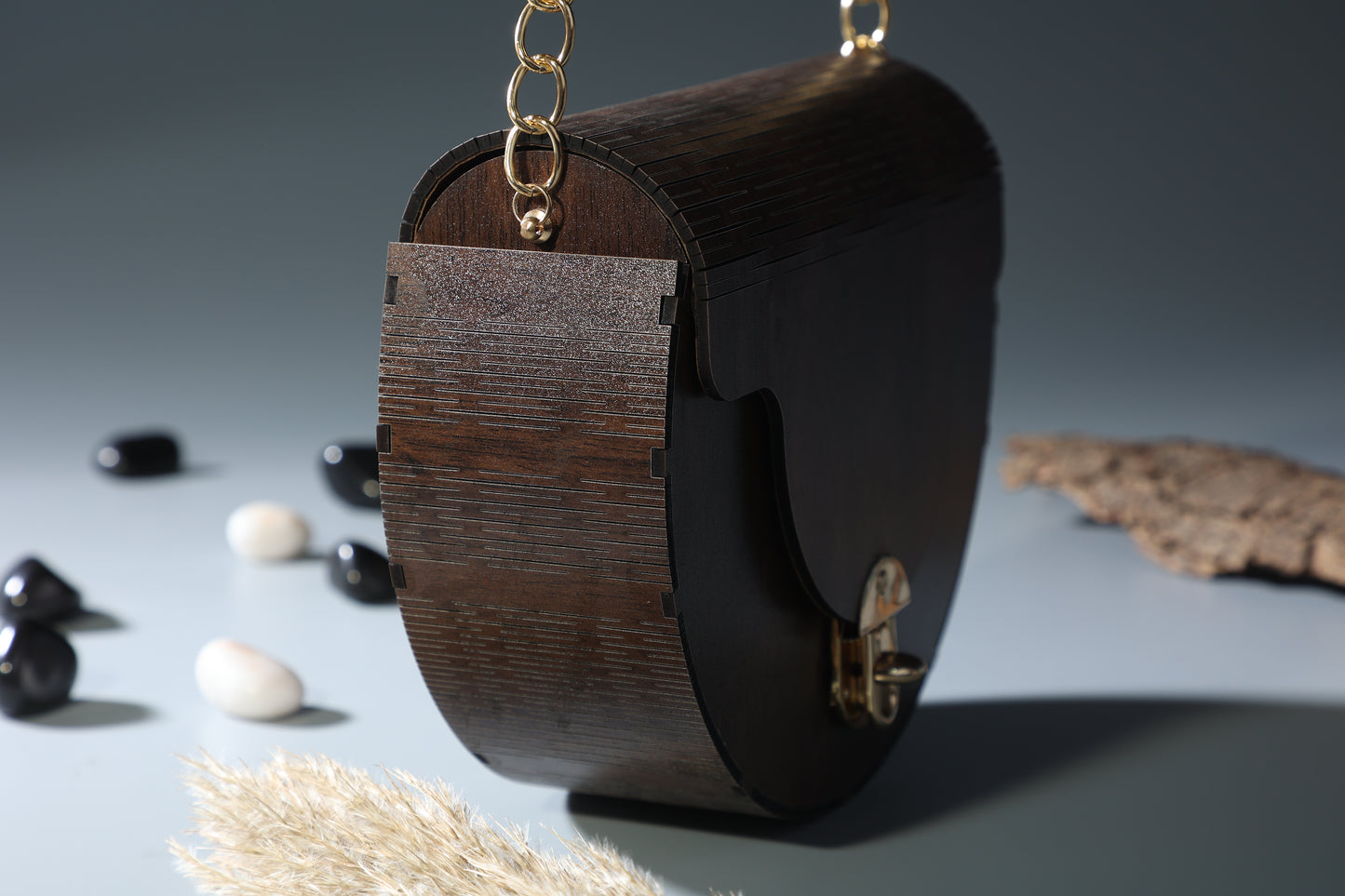 Wooden ROund Bag