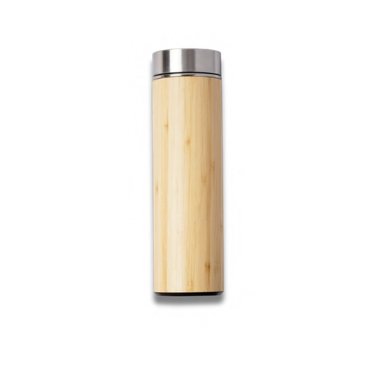 Bamboo Finish Stainless Steel Bottle(450ml)