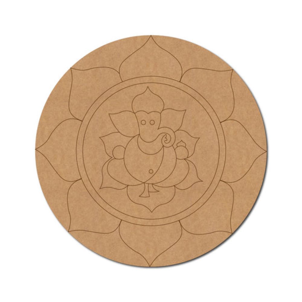 56.Ganesha-Pre-Marked-Round-MDF-Design