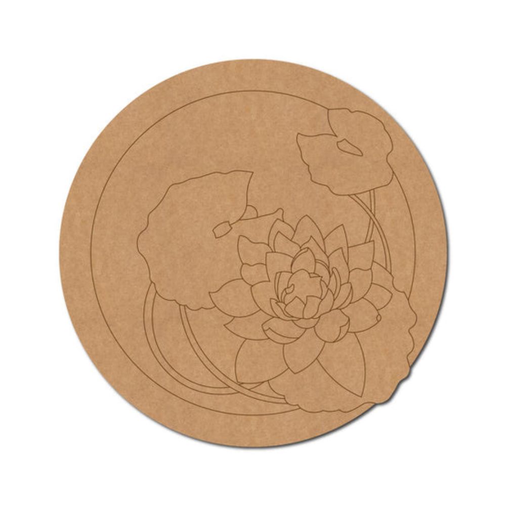 36.Lotus-Pre-Marked-Round-MDF-Design