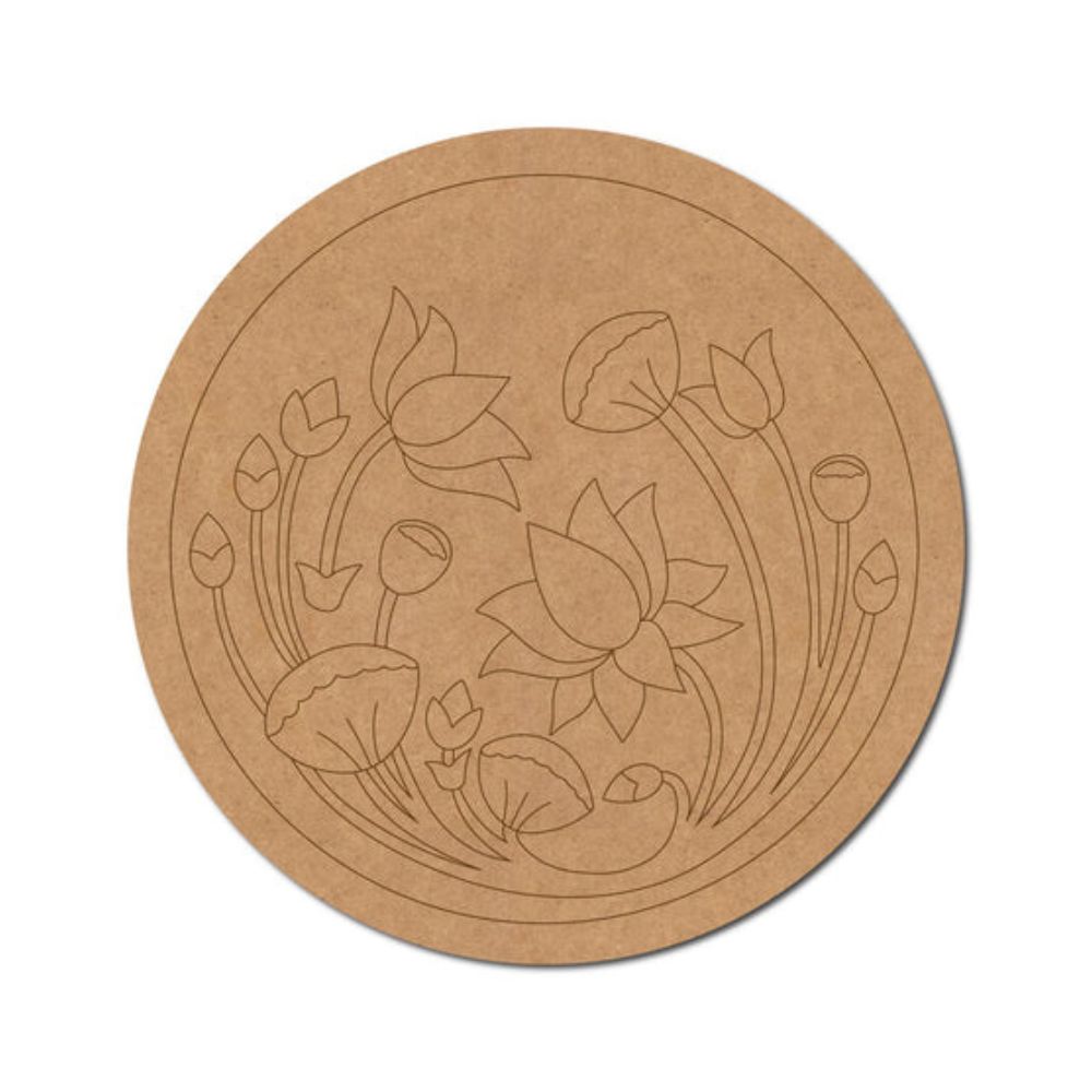 19.Madhubani-Pre-Marked-Round-MDF-Design