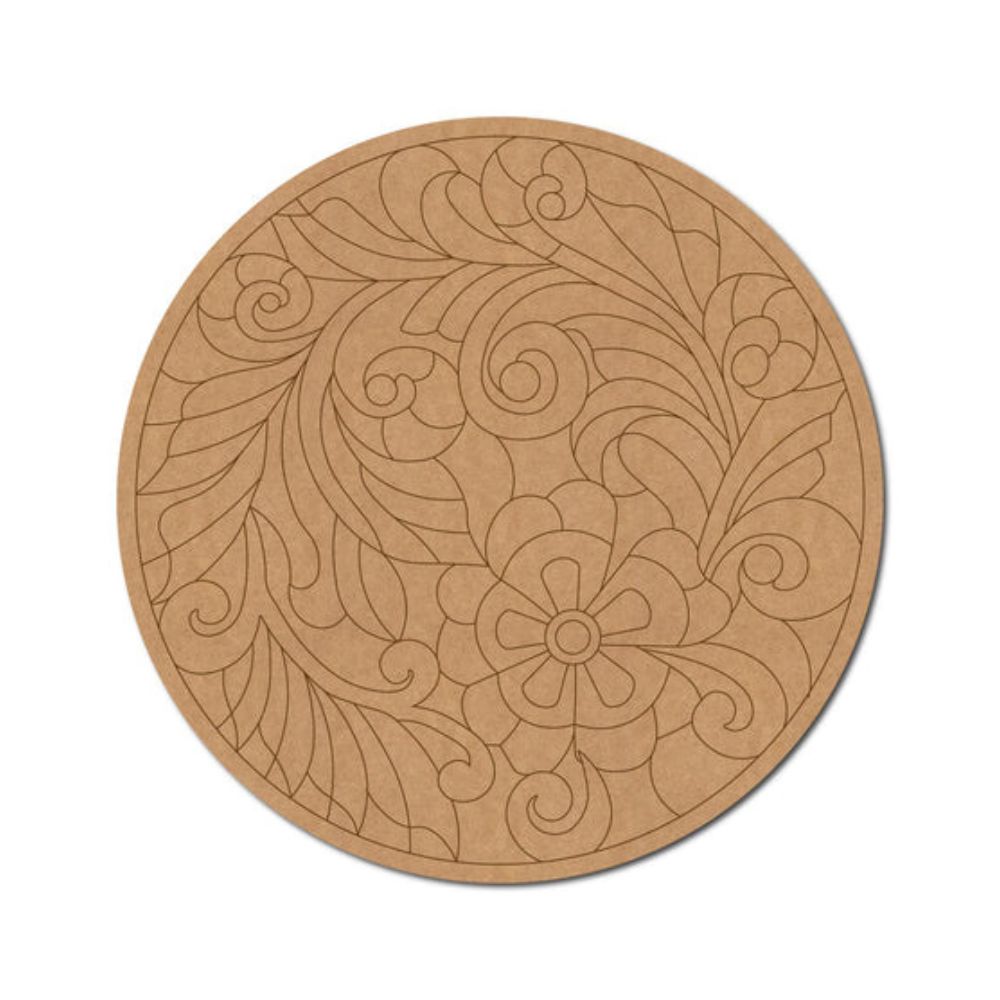 16.Madhubani-Pre-Marked-Round-MDF-Design