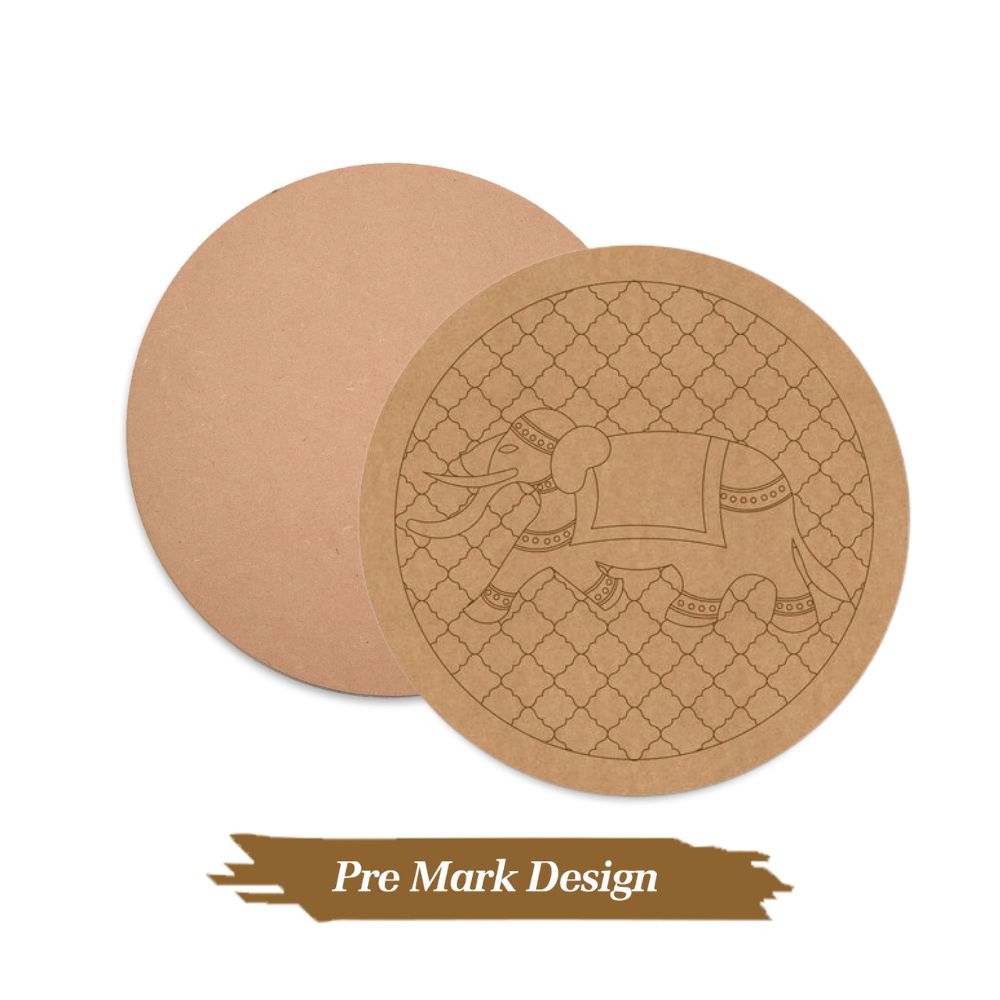 77Elephant-Pre-Marked-Round-MDF-Design