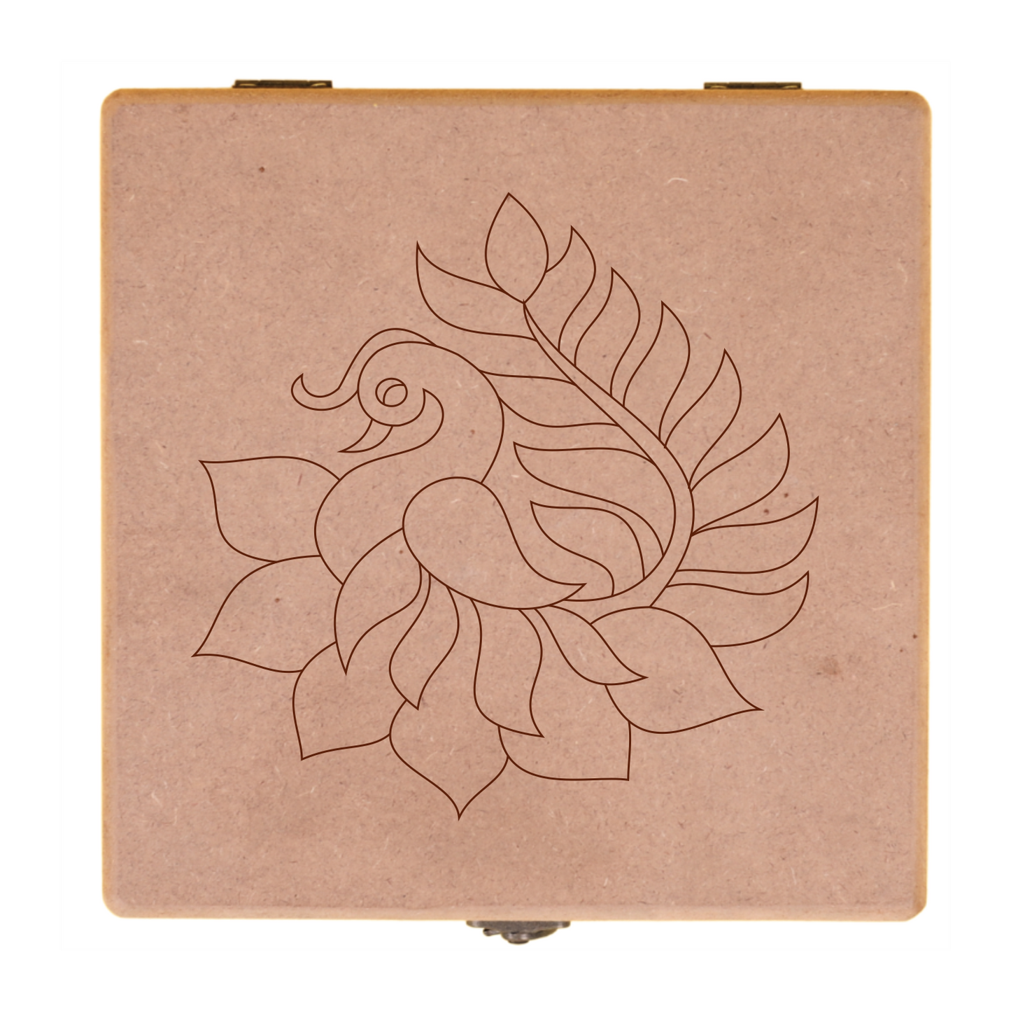 Peacock Pre Marked MDF Box