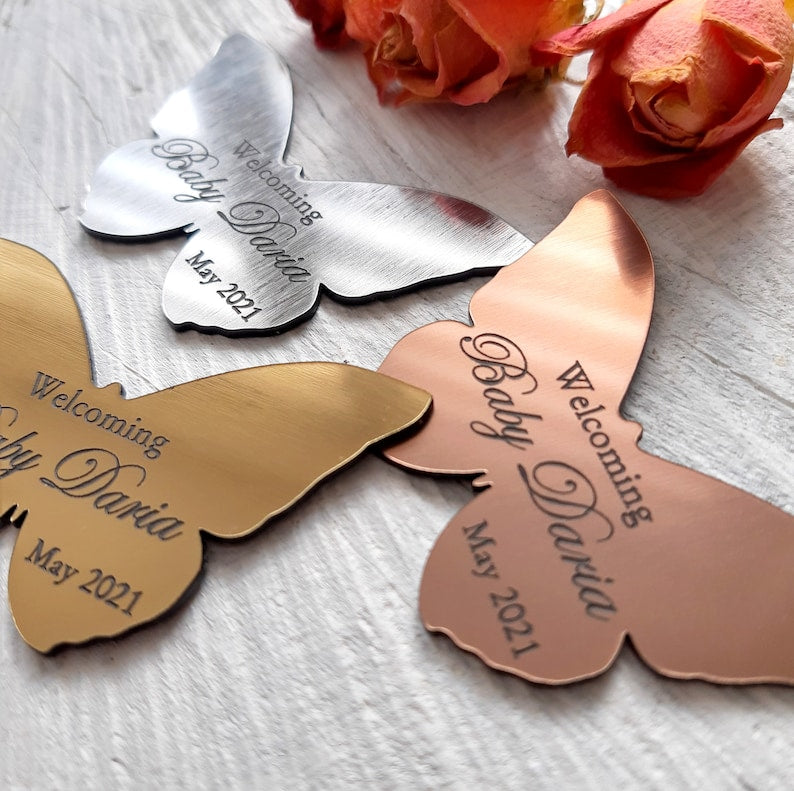 Decoration Personalized Welcome baby tag