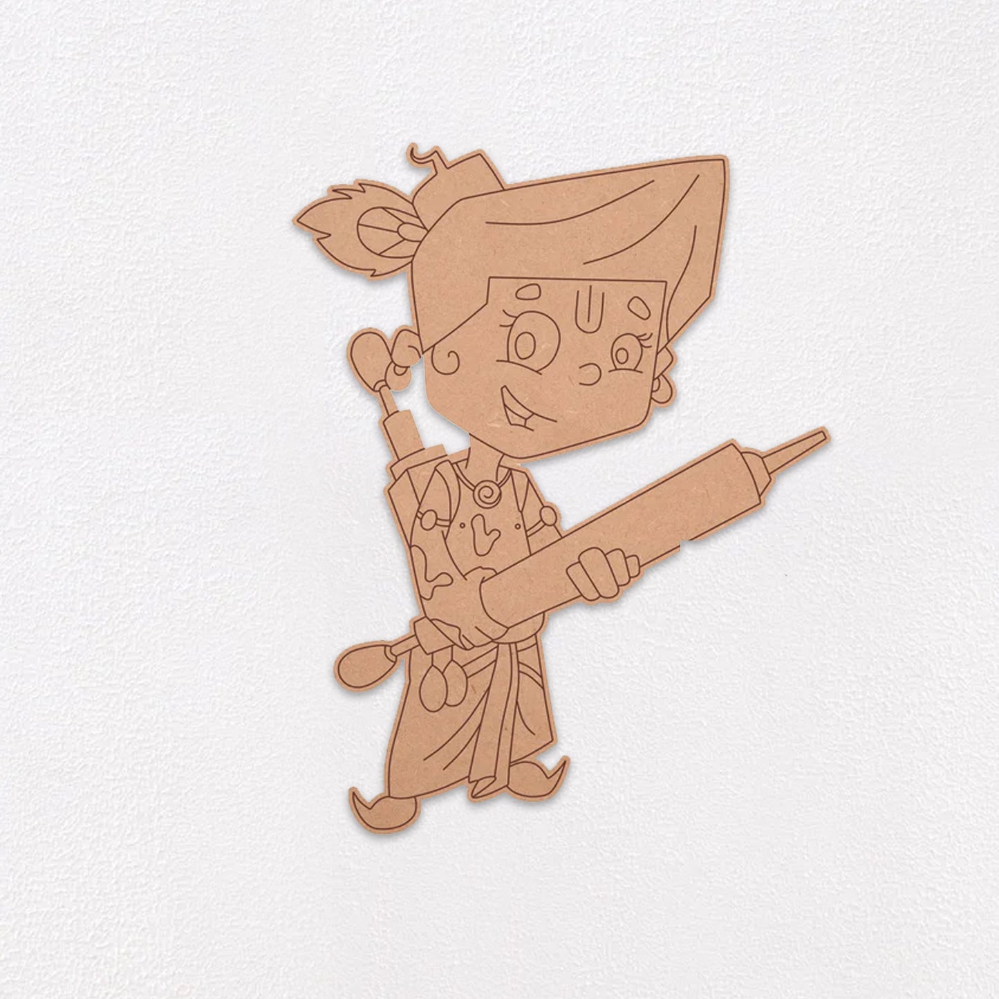 14 Krishna Playing Holi Pre-Marked Cutout