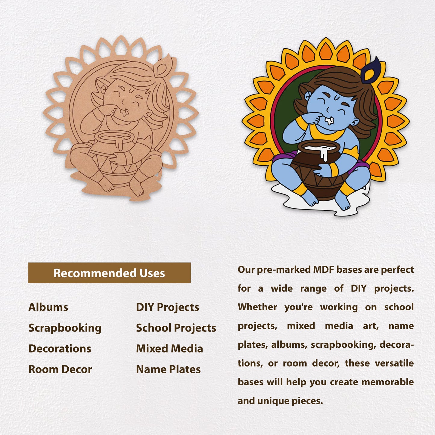 02 Baby Krishna Pre Marked Cutout