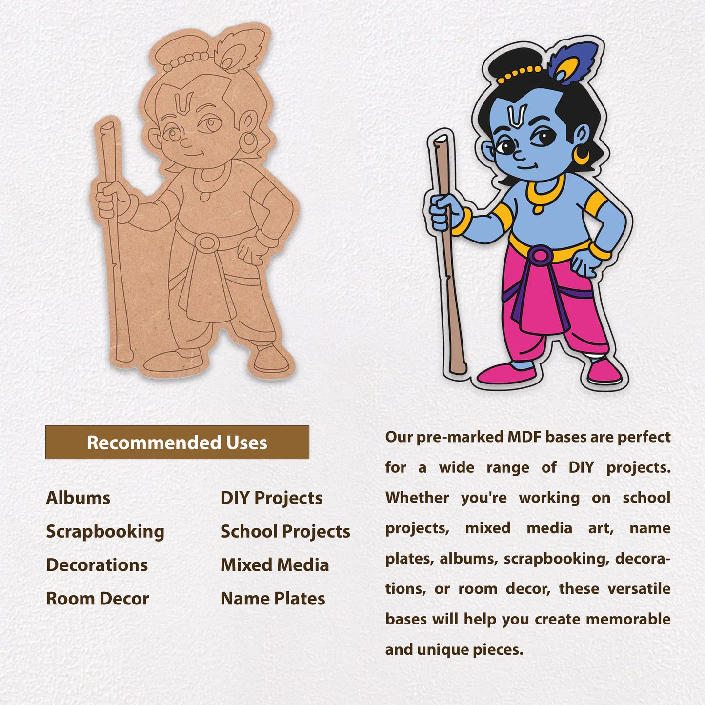 23 Beautiful Krishna Pre-Marked