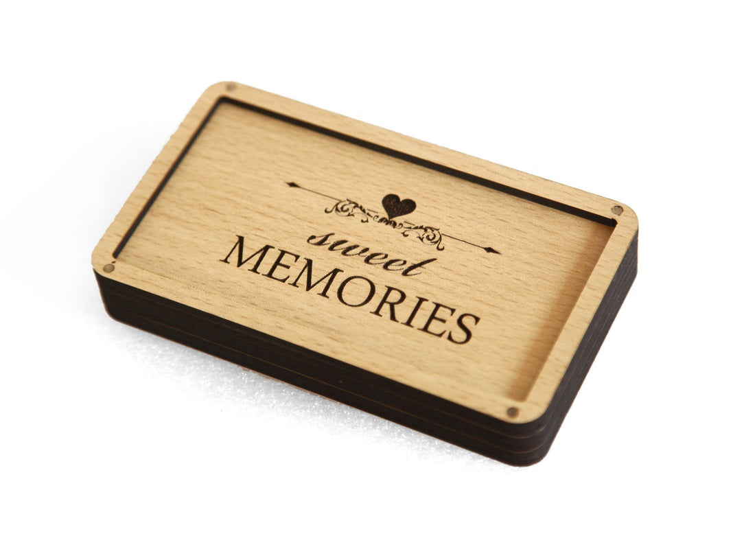 Wooden Pen Drive Organizer Box