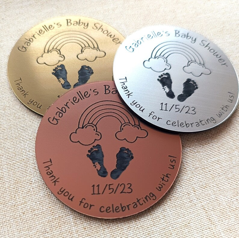 Made from durable acrylic in a cute round shape