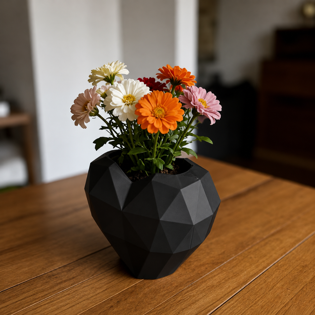 Heart Shape Desktop Planter
