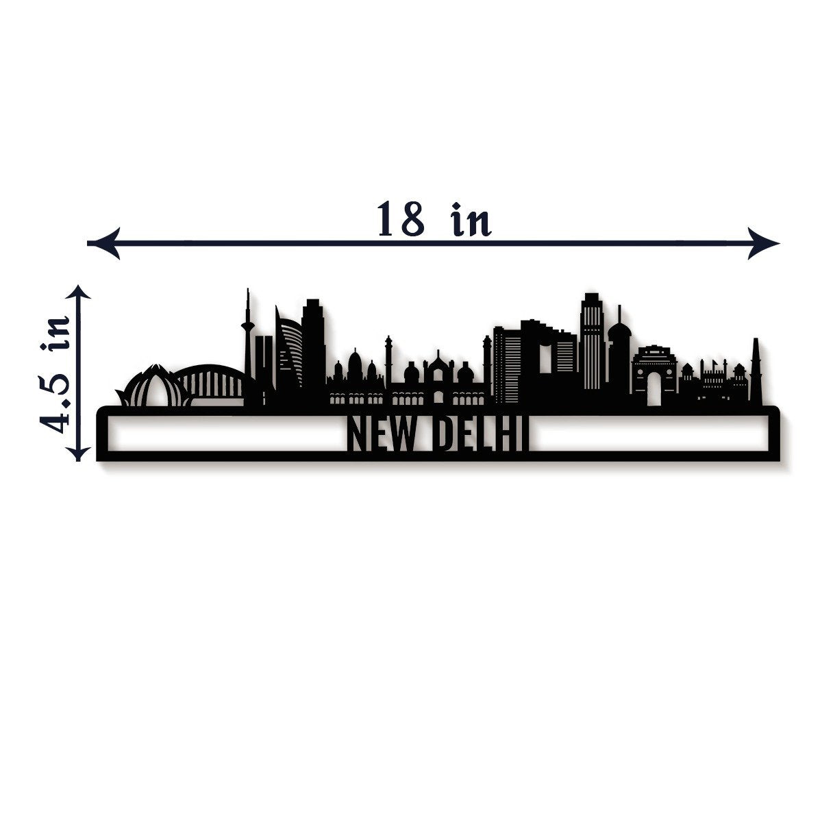 Wooden City Skyline | New Delhi