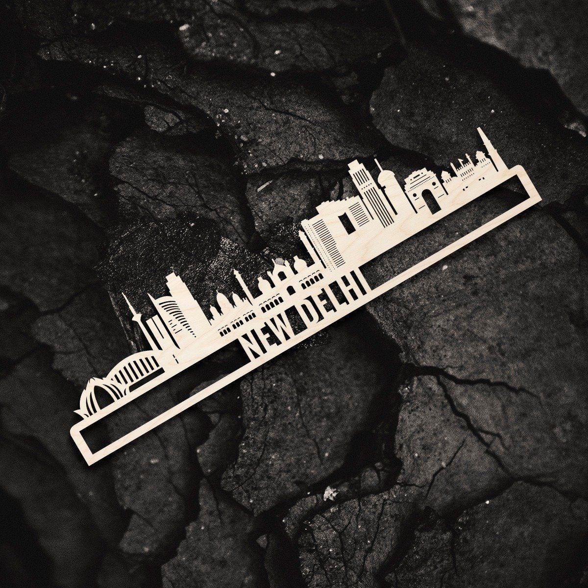 Wooden City Skyline | New Delhi