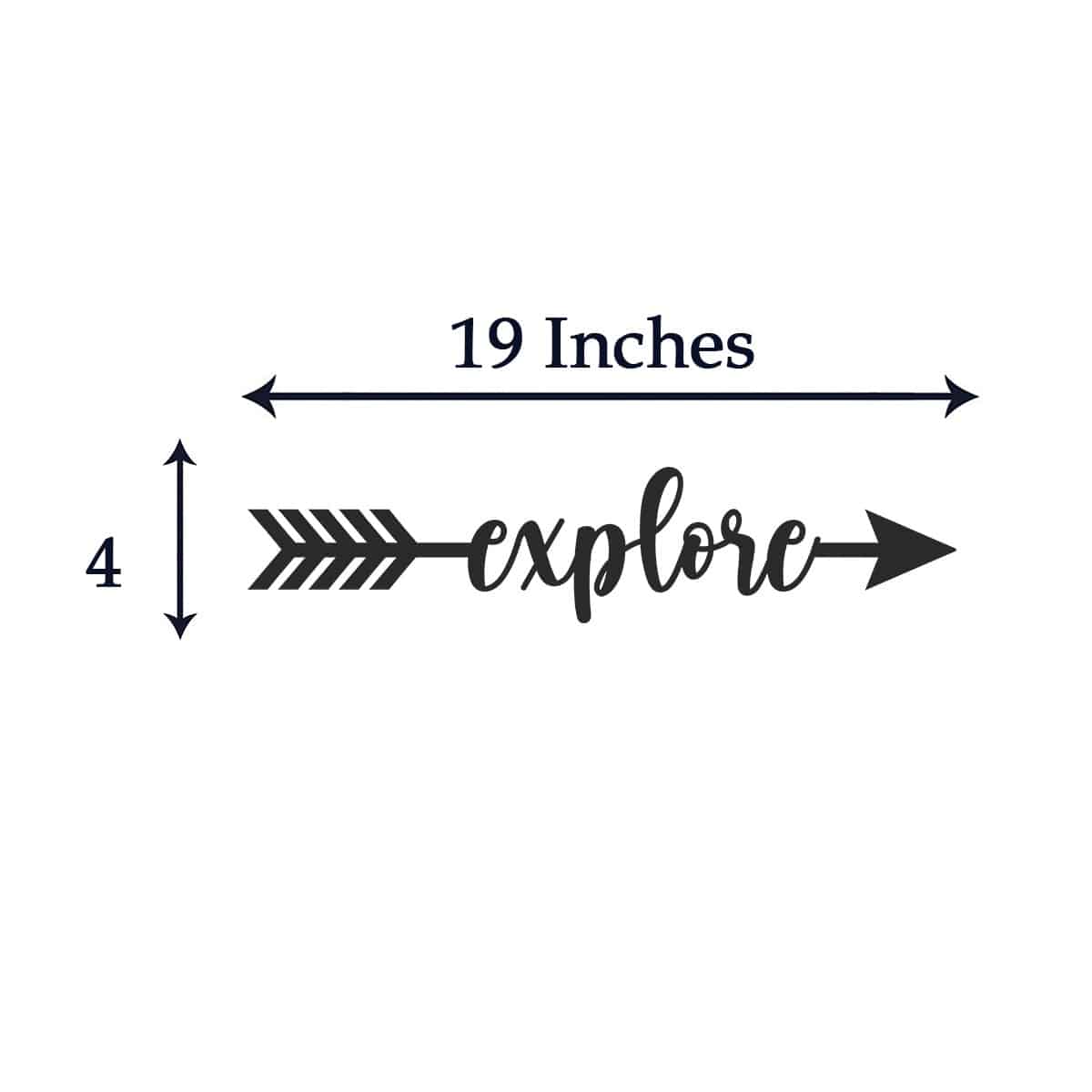 Wooden Arrow Sign | Explore