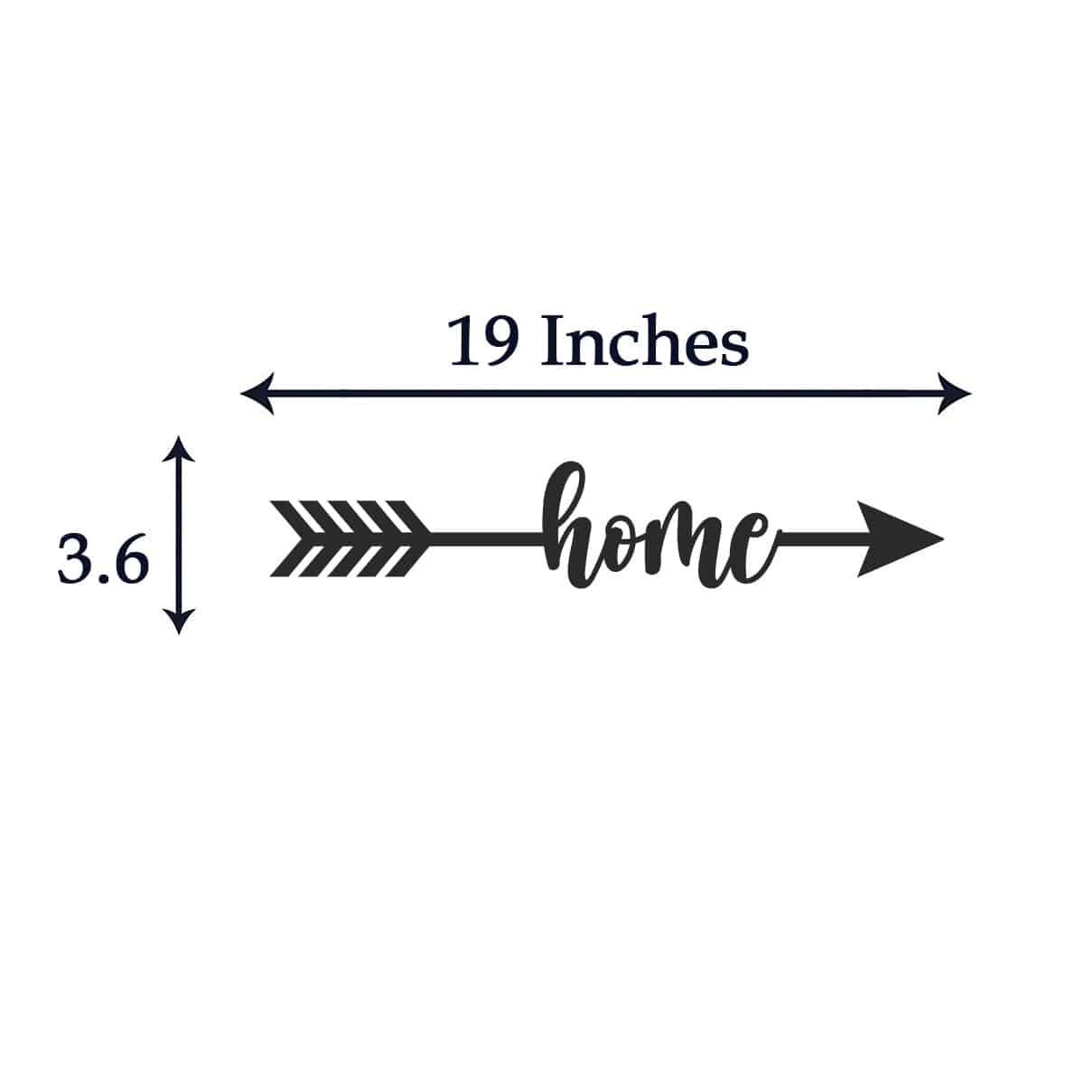 Wooden Arrow Sign | Home