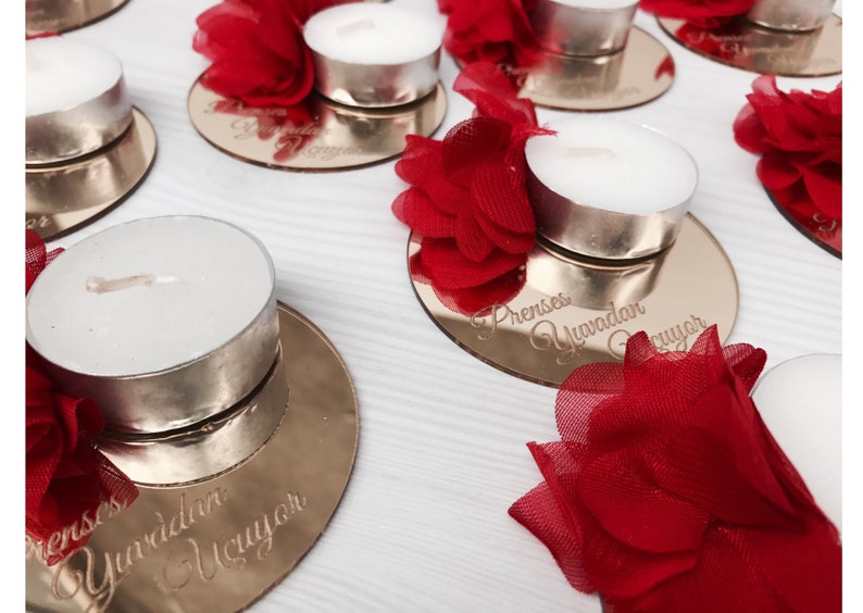 Personalized Wedding Candles
