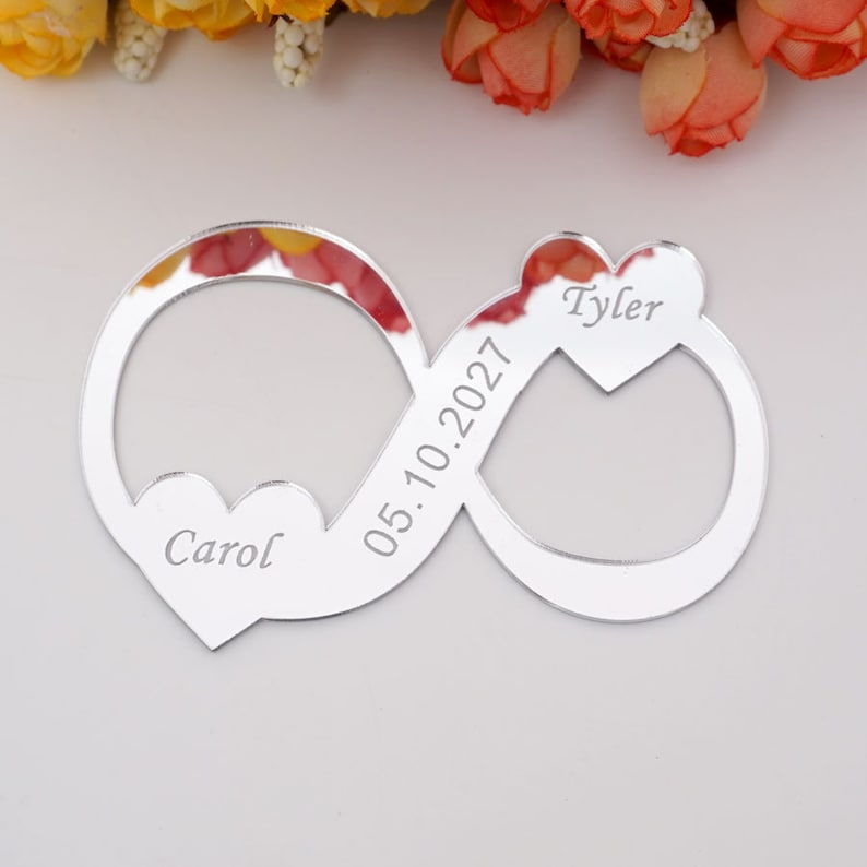 Acrylic Wedding Dress Tags