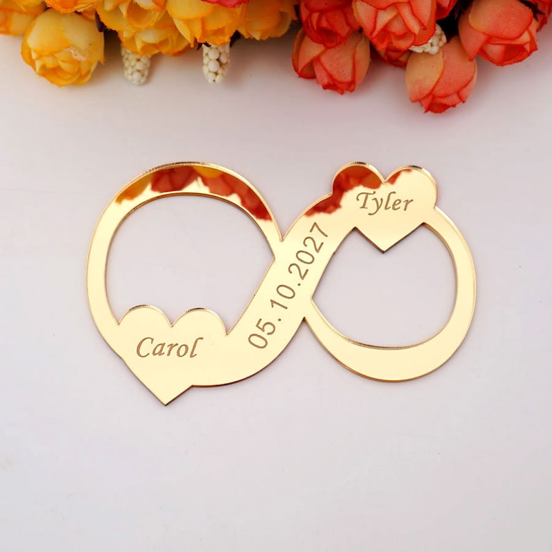 Acrylic Wedding Dress Tags