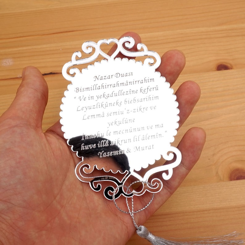 Personalized Acrylic Mirror Tags