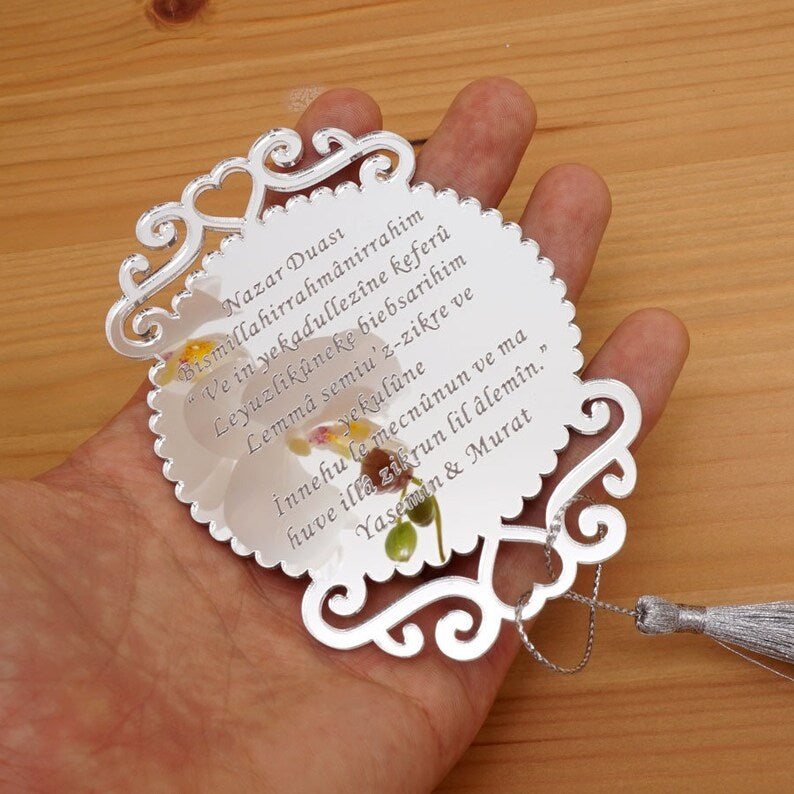 Personalized Acrylic Mirror Tags