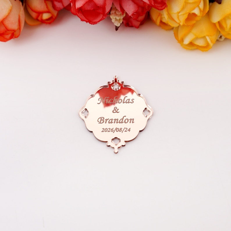 Personalized Acrylic Mirror Hanging Tags
