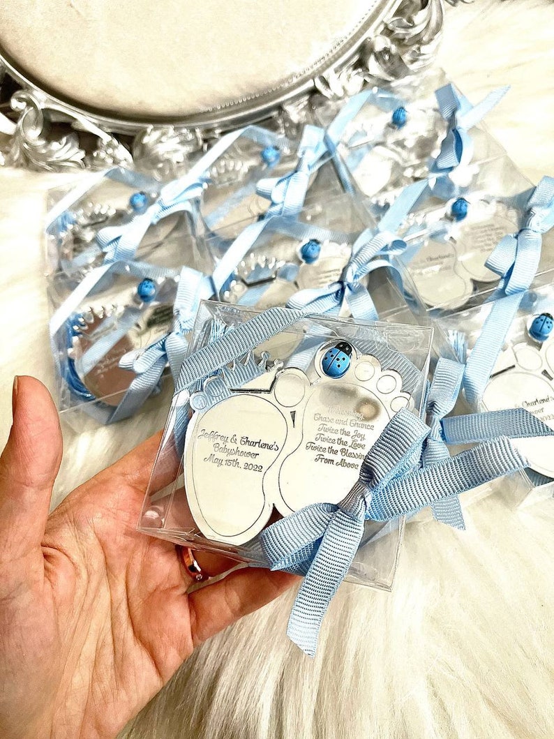 Personalized Baby Feet Welcome Favors