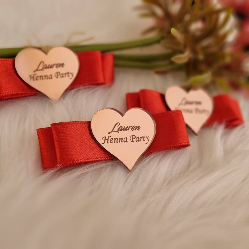 Personalized Acrylic Mirror Name Tag