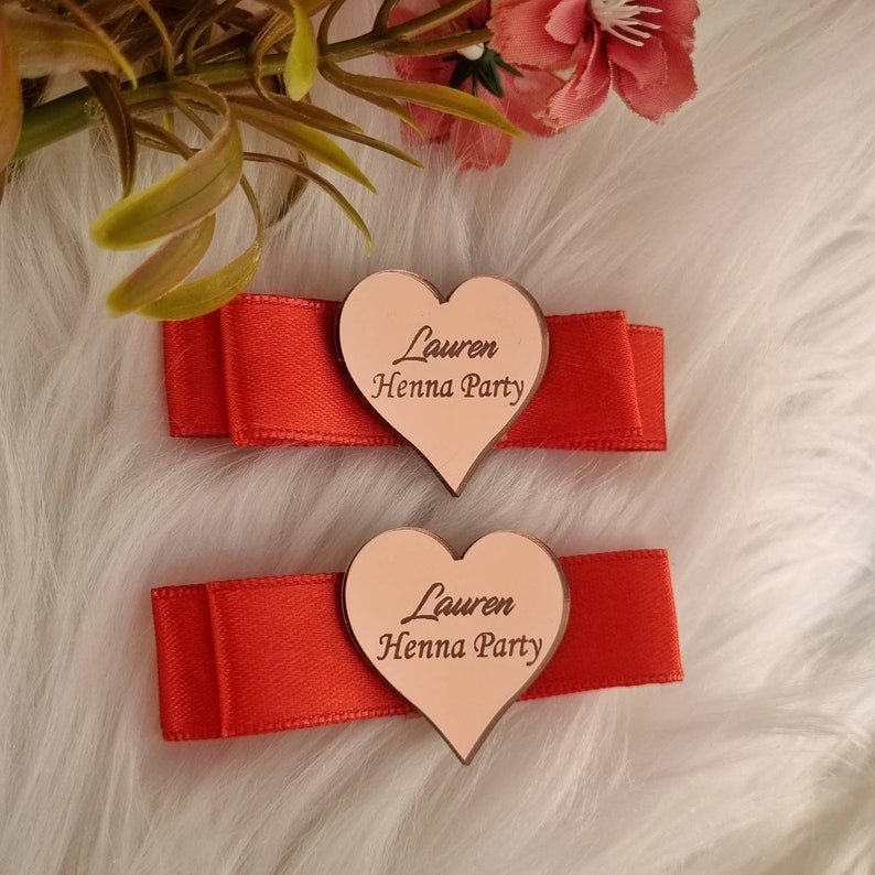 Personalized Acrylic Mirror Name Tag