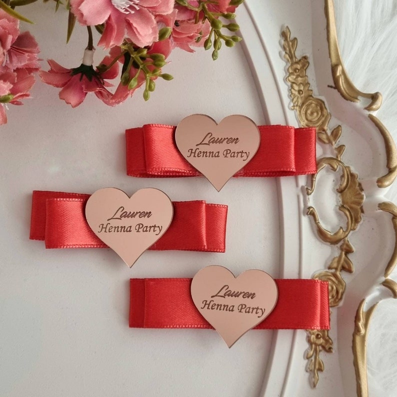 Personalized Acrylic Mirror Name Tag
