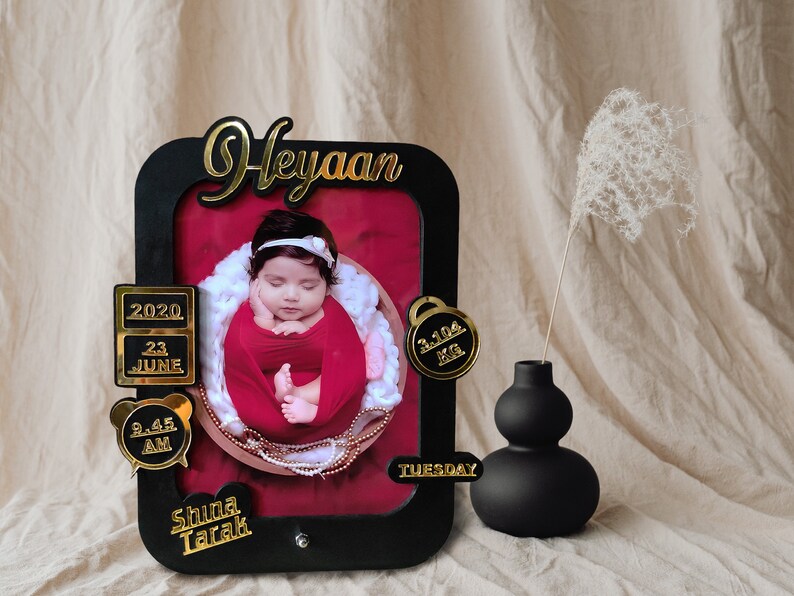 Personalized Newborn Baby Frame