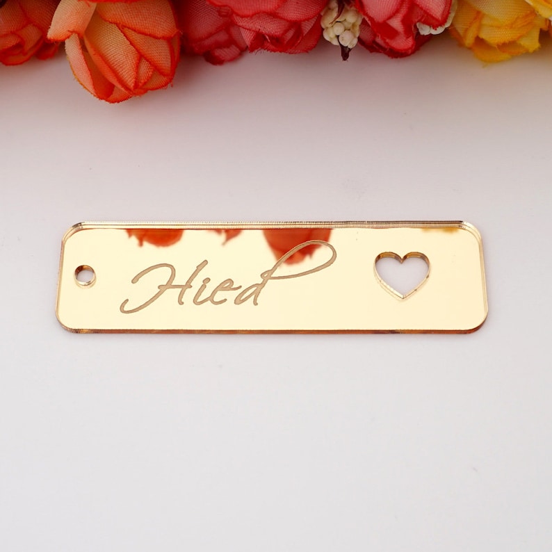 Acrylic Name Tag