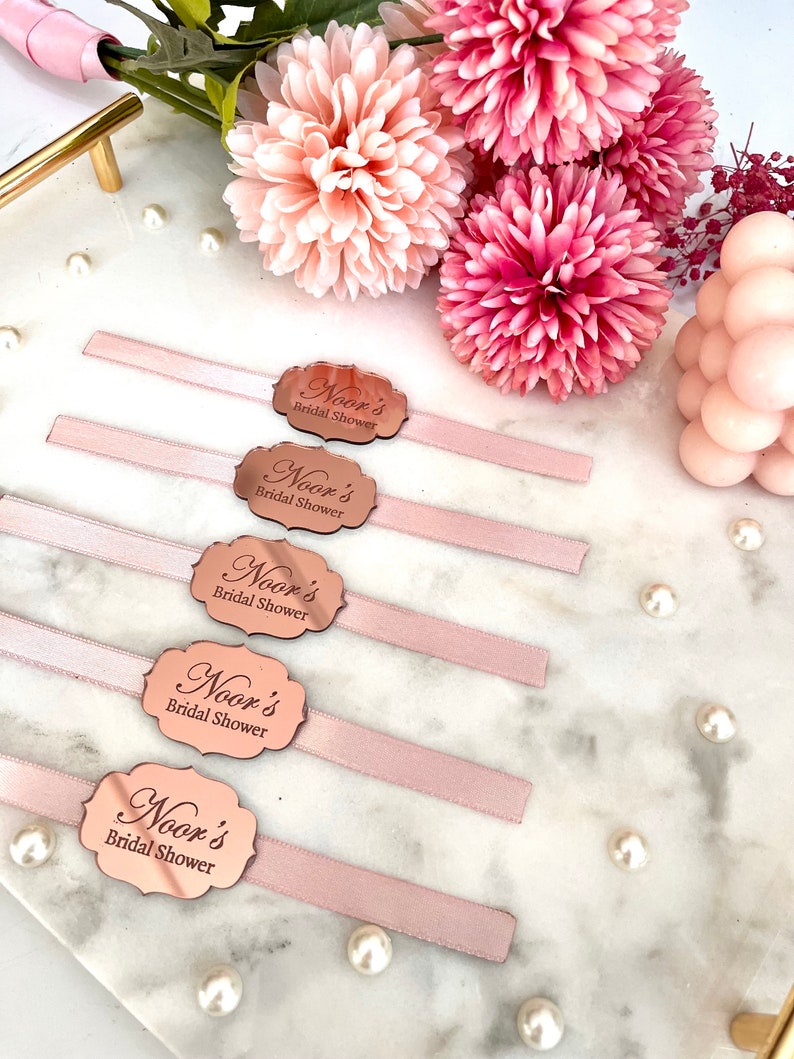Personalized Acrylic Mirror Tags