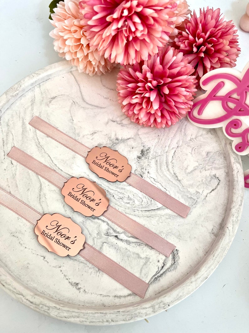 Personalized Acrylic Mirror Tags