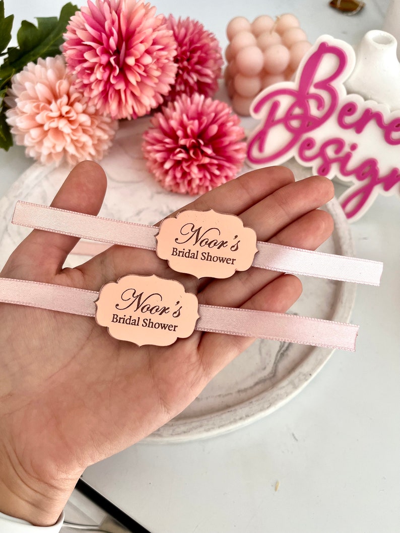 Personalized Acrylic Mirror Tags