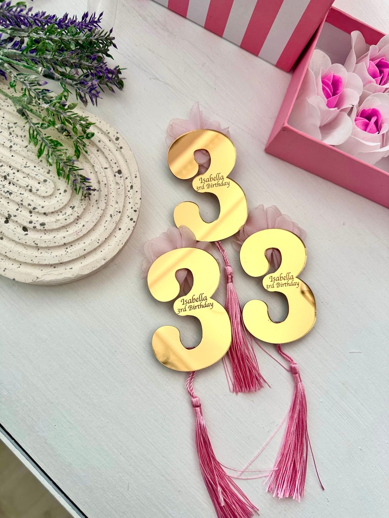Custom Third Birthday Magnet
