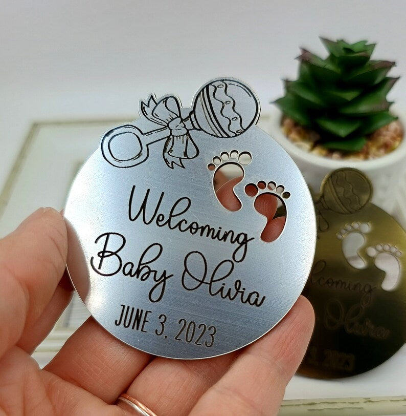 Baby shower magnets