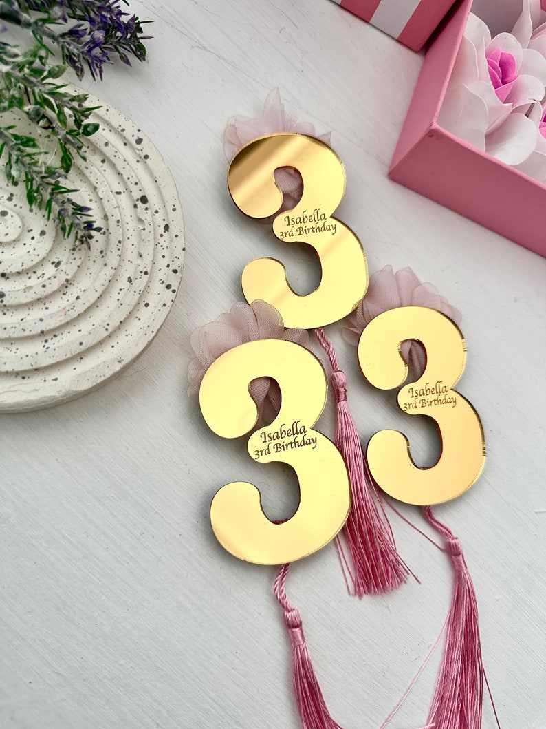 Custom Third Birthday Magnet