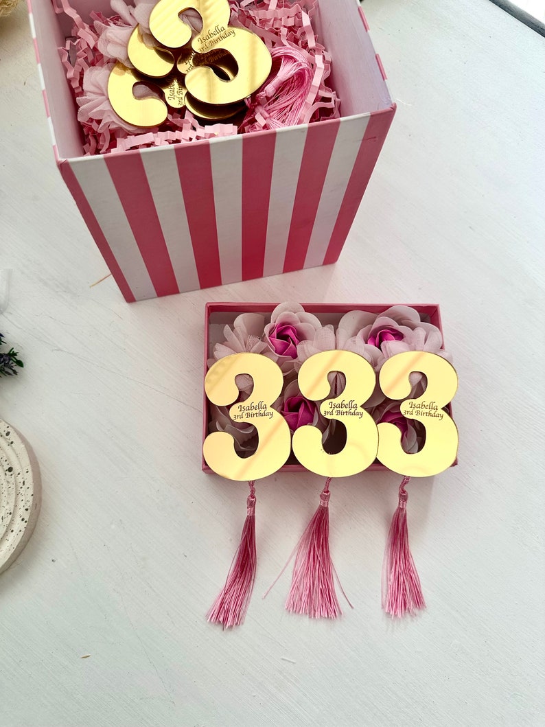 Custom Third Birthday Magnet