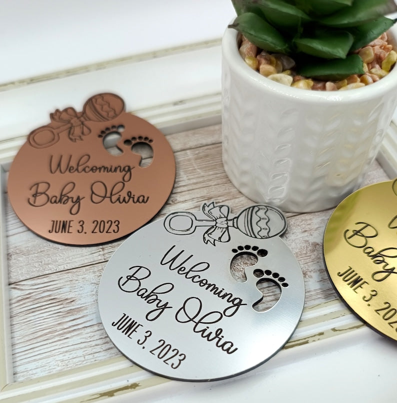Baby shower magnets
