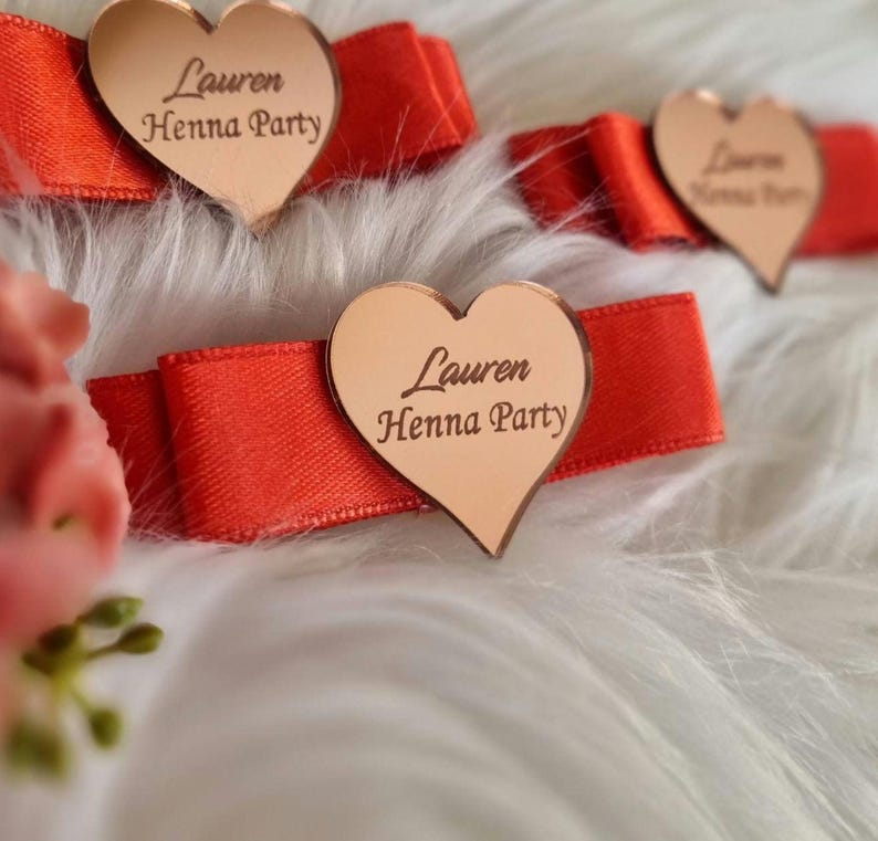 Personalized Acrylic Mirror Name Tag