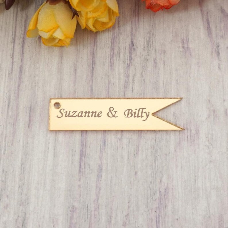 Personalized Acrylic Name Labels