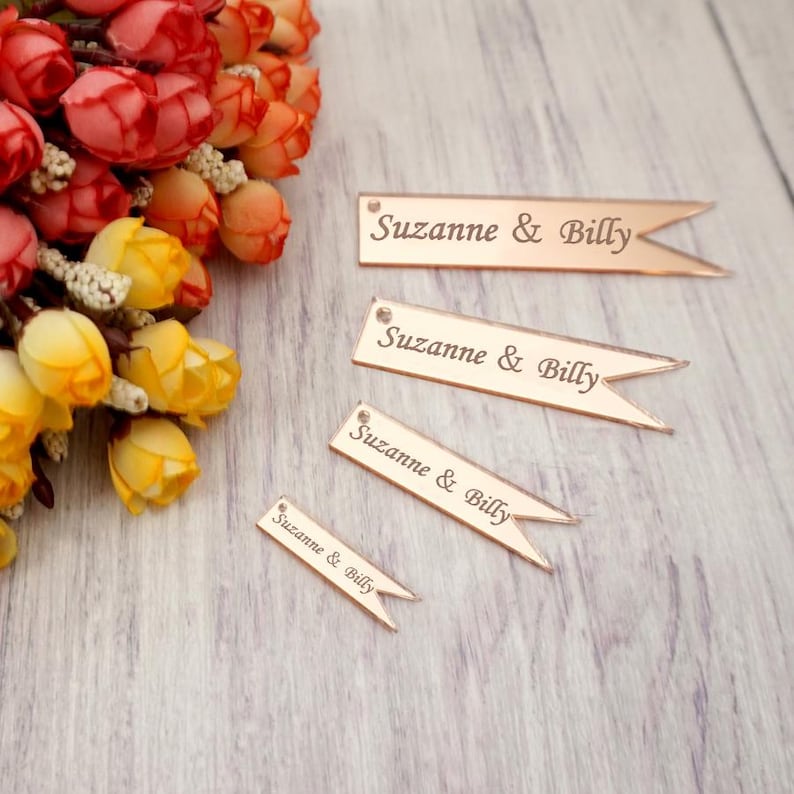 Personalized Acrylic Name Labels