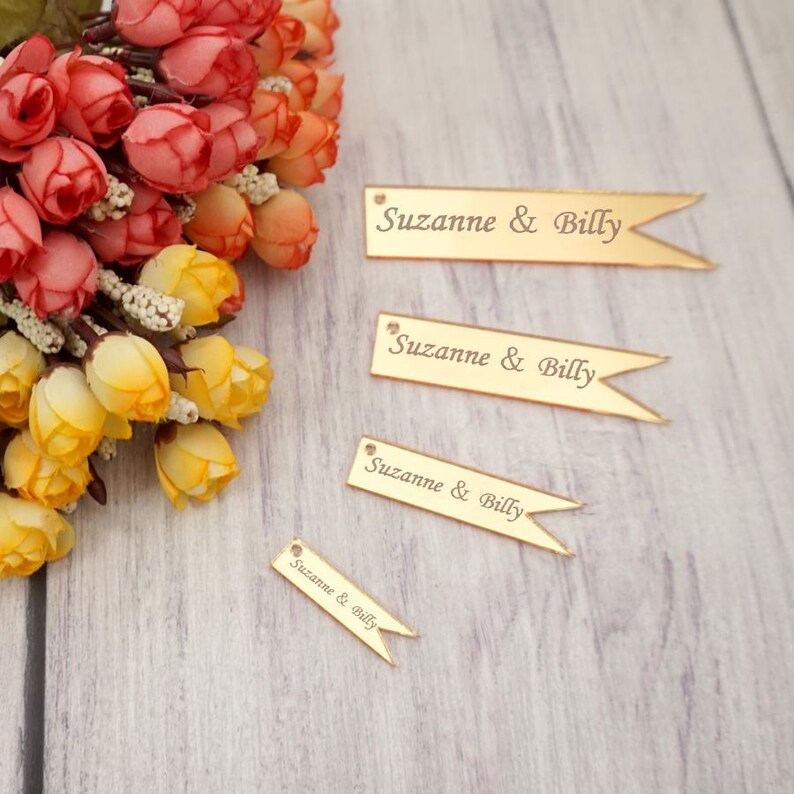 Personalized Acrylic Name Labels