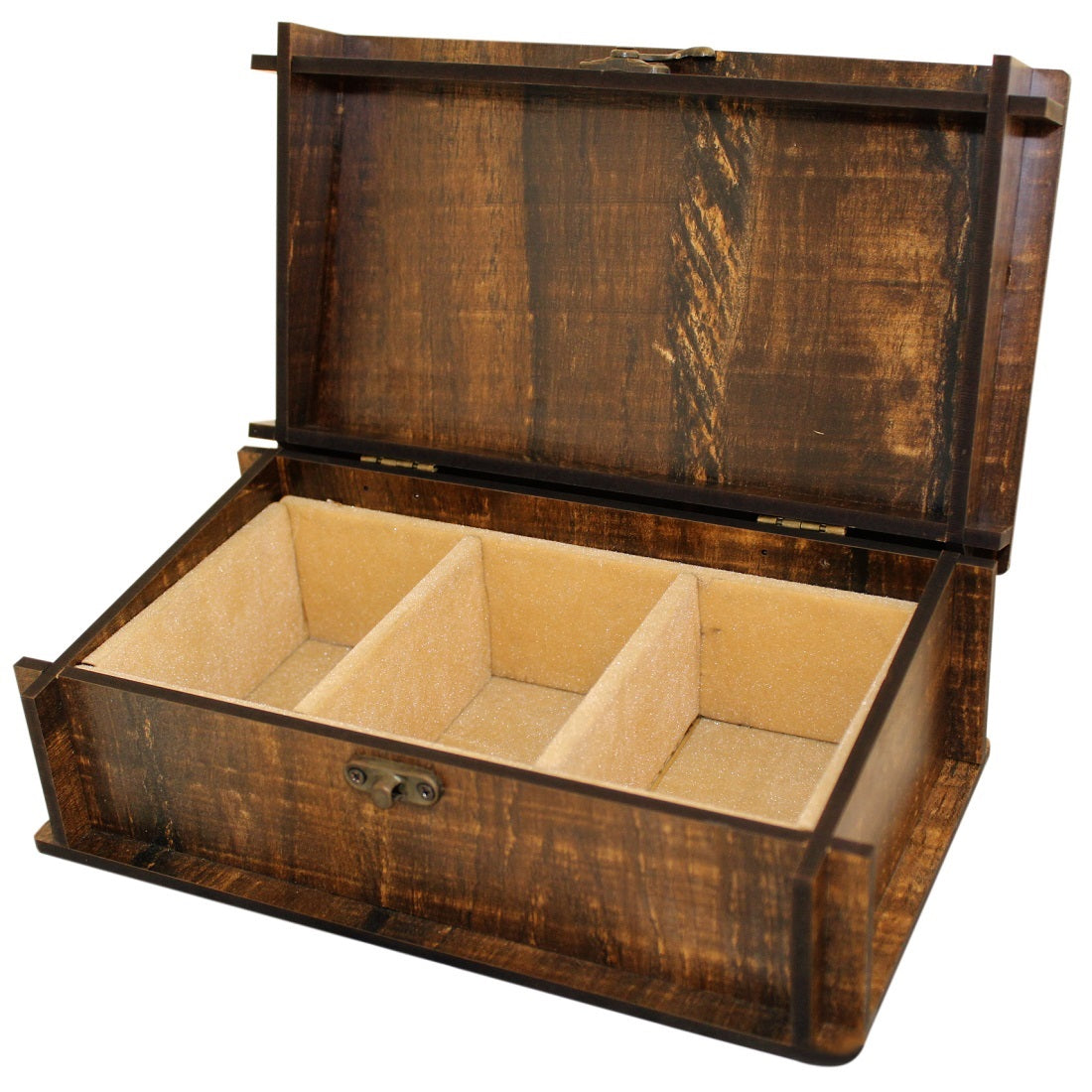 Watch Box – 3 Slot Leather Watch Holder & Organizer (Brown)