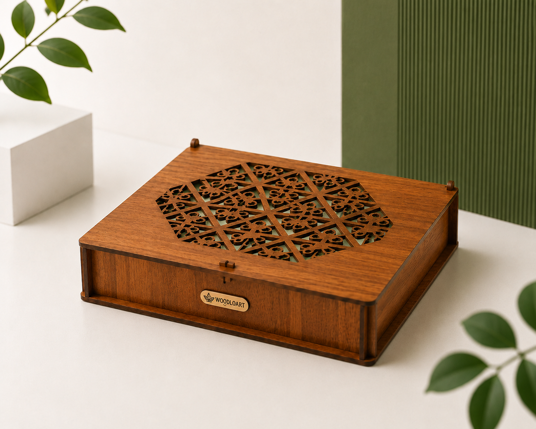 Handcrafted Wooden Jewelry Box : A Perfect Blend of Art & Storage