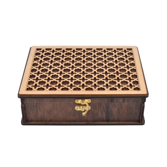 Wooden Engraved Multipurpose Storage Box